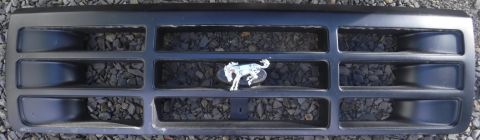 1992 Ford Bronco - Bronco II fender emblem mocked up on '92-96 grille.