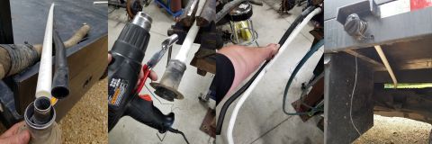 1983 Ford Bronco - This truck's tanks were slow to fill, so I replaced the soft inner fill hoses with common 1" PEX from a hardware store that I formed w…