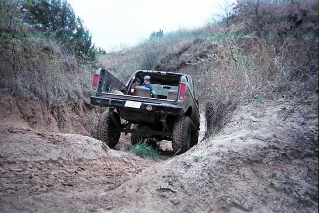 I finally said "Screw it!" and hauled up the hill in Reverse