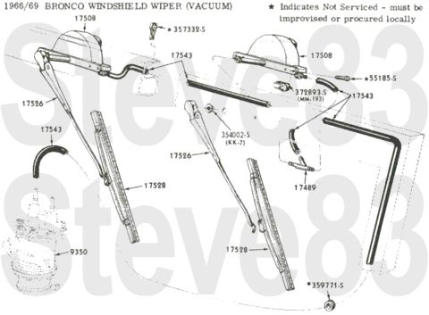 1976 Ford Bronco - '66-69 Vacuum Windshield Wipers IF THE IMAGE IS TOO SMALL, click it. [url=https://www.supermotors.net/registry/media/1150965] https://www.s…