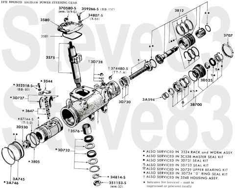 1976 Ford Bronco - '72 Power Steering Gear Box IF THE IMAGE IS TOO SMALL, click it. [url=https://www.supermotors.net/registry/media/1151001] https://www.super…