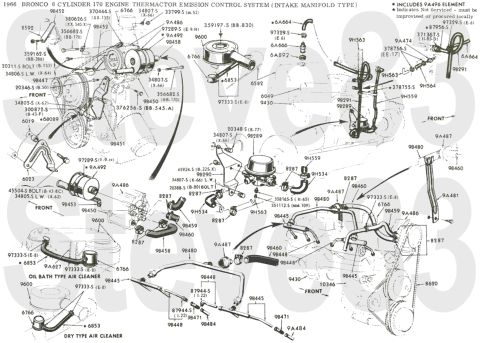 1976 Ford Bronco - 170ci I6 Thermactor Intake IF THE IMAGE IS TOO SMALL, click it. [url=https://www.supermotors.net/registry/media/1151013] https://www.superm…