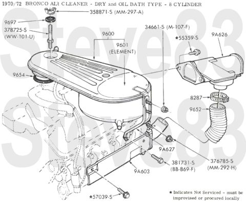 1976 Ford Bronco - '70-72 302ci V8 Air Cleaner IF THE IMAGE IS TOO SMALL, click it. [url=https://www.supermotors.net/registry/media/1151017] https://www.super…