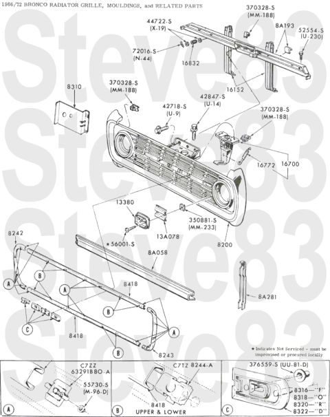1976 Ford Bronco - '66-72 Grill IF THE IMAGE IS TOO SMALL, click it. [url=https://www.supermotors.net/registry/media/1150960] https://www.supermotors.net/getf…