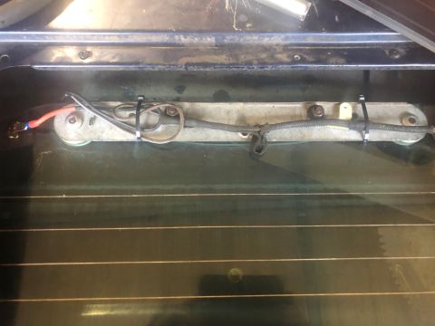1995 Ford Bronco - Wiring for the rear window defroster system is visible.