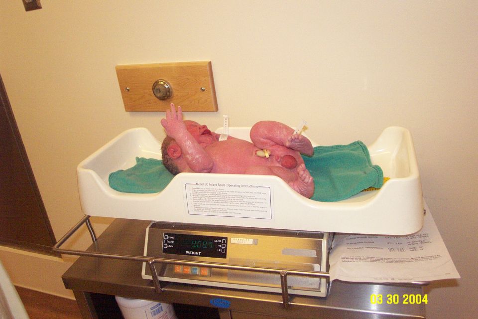 getting weighed