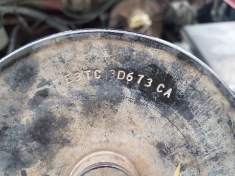 1985 Ford Bronco - Part with stamped numbers E3TC 3D673 CA, likely from a 1973 vehicle.