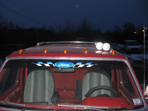 1989 Ford Bronco - Check out the Ford Windshield Sunscreen Decal