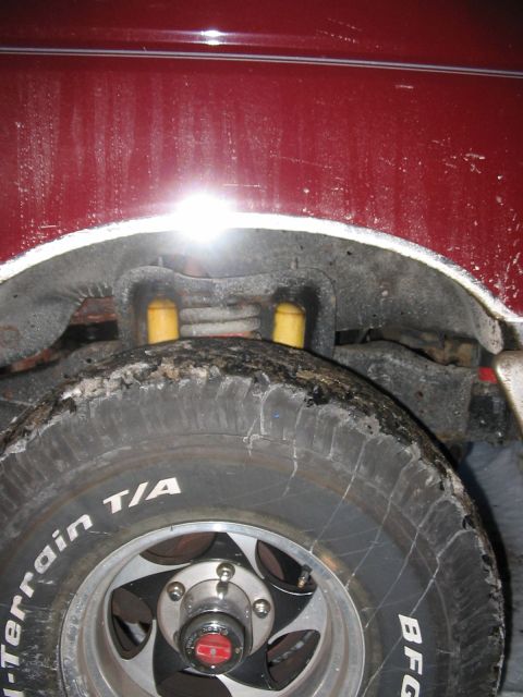 1989 Ford Bronco - Ahhh, a first look at the tire/rim and suspension setup