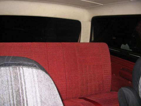 1989 Ford Bronco - The back seat was never EVER sat in.