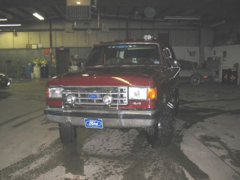1989 Ford Bronco - baby's first bath, ain't she cute!