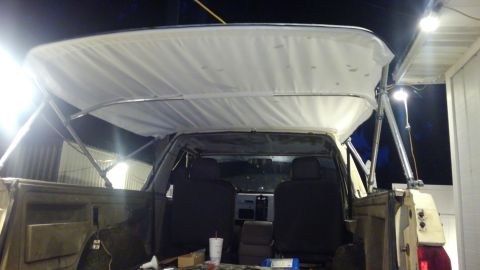 1988 Ford Bronco - so much room for activities! should offer good shade