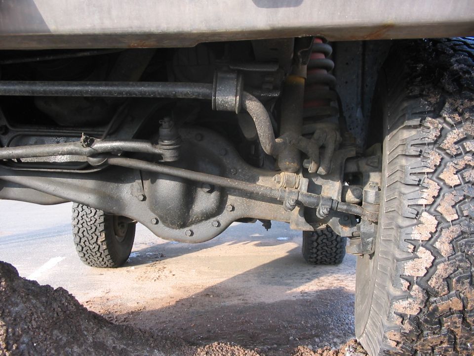 Front suspension in easy action mode