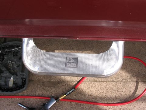 1989 Ford Bronco - top view of Steel Horse step