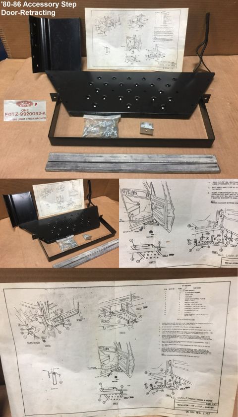 1983 Ford Bronco - Automatic Step for '80-86 F-series/Bronco, also fits '87-96 (& '97 >8500GVWR) IF THE IMAGE IS TOO SMALL, click it.