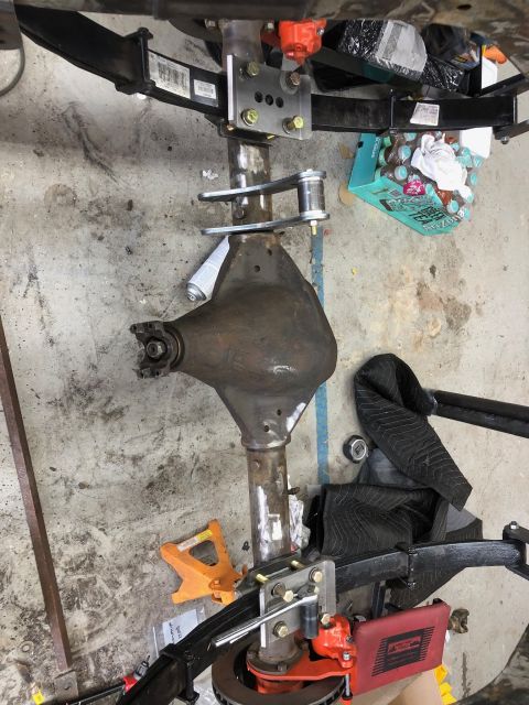 1992 Jeep Wrangler - Custom Jeep Dana 44 rear axle assembly with suspension components.