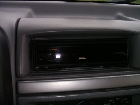 1994 Ford Bronco - The sony Xplod, closed.