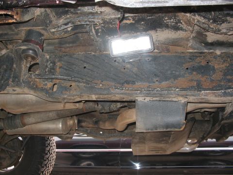 1989 Ford Bronco - Frame mounted rock light