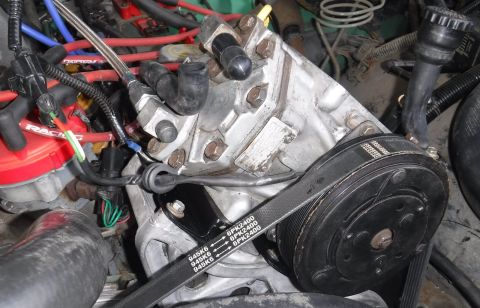 1992 Ford Bronco - Intake tube out of the way...unobstructed view of the wiring and plumbing.