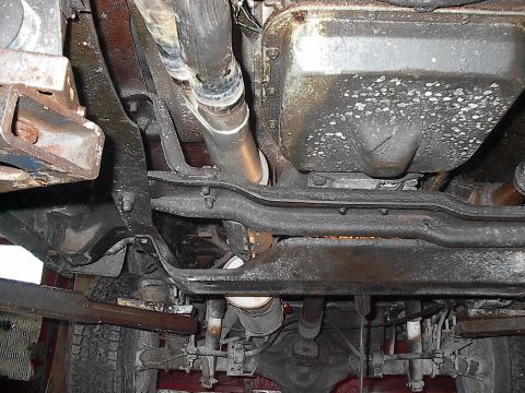 1986 Ford Bronco - Things have changed since we necked down into this stock muffler and tailpipe. More to follow