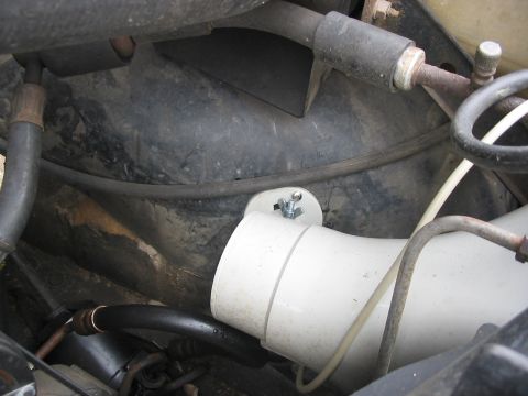 1989 Ford Bronco - mounting point for the P.A. Speaker
