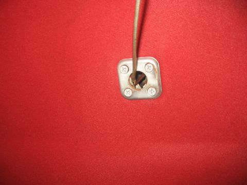 1989 Ford Bronco - Close up of the air horn pull strap recess