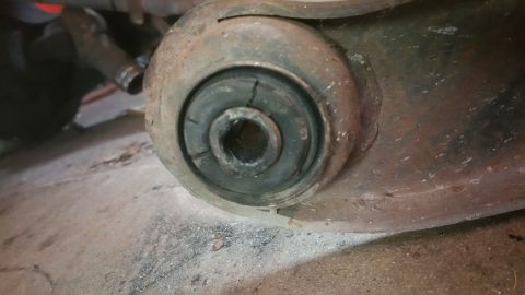 1996 Ford Bronco - This image shows a worn suspension bushing, not a 1996 Ford Bronco.