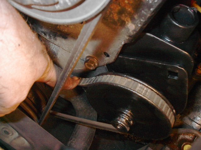 The stock belt, she is an inch too long now, D'oh !