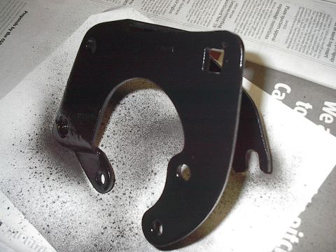1986 Ford Bronco - 78 van bracket from yard, used questionable pump for core on rebuilt. Keep bolts, spacer, lid,etc