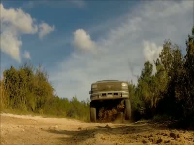 1996 Ford Bronco - we were bored. wanted to try and get a underneath camera view