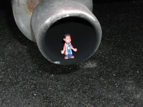 1992 Ford Taurus - That's a better place for him. :-P