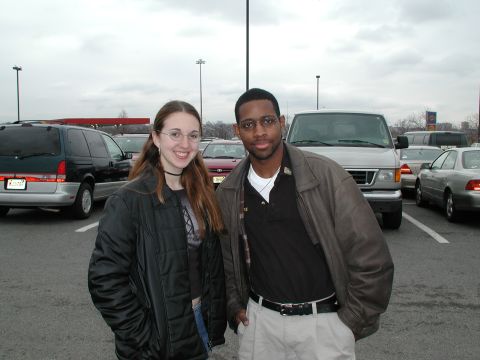1992 Ford Taurus - Marley and some random guy... :-P