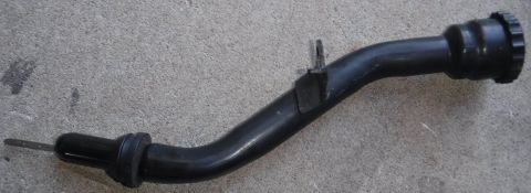 1992 Ford Bronco - Here's what the tube and dipstick look like when removed from the offset Saginaw reservoir.