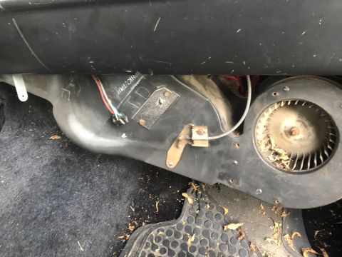 1979 Ford Bronco - Need to remove the corner dash bolt to get this out.