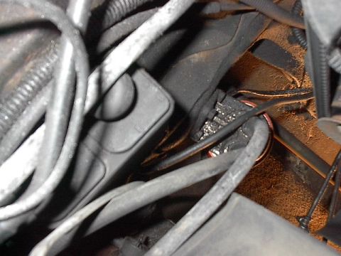 1986 Ford Bronco - Here's an over head view looking down from above. Just drill and tap the frame rail