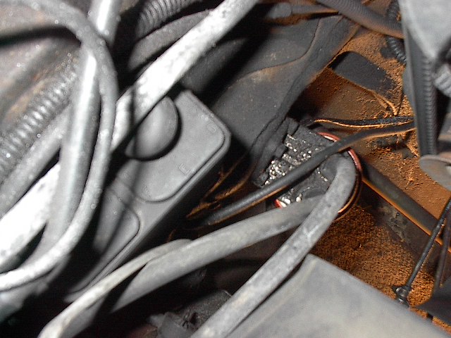Here's an over head view looking down from above.  Just drill and tap the frame rail