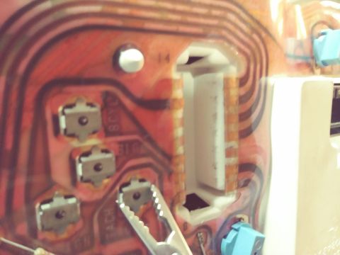 1996 Ford Bronco - Circuit board detail with connectors and traces. Text is partially visible.