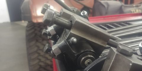 1996 Ford Bronco - 20191028 - Pedestels seem milled and flat already. Or maybe a step needs to be milled into it for the ARP head studs. Definitely not bolt i…