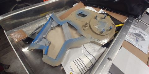 1996 Ford Bronco - 20191105 - More parts painted and drying.