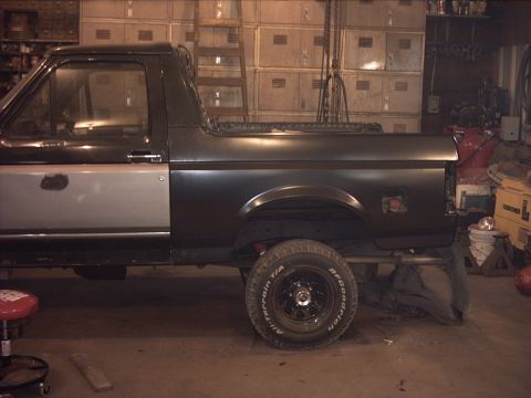 1989 Ford Bronco - New panel test-fit, ready to weld