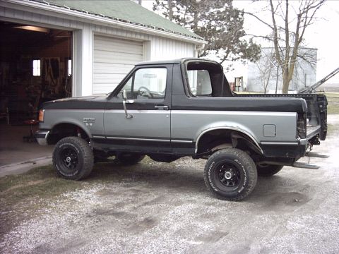 1989 Ford Bronco - Driver side before