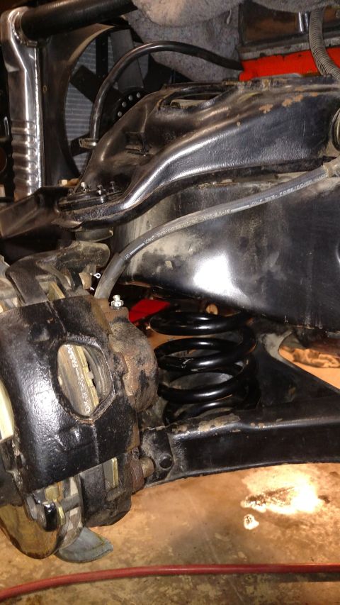 1979 Chevrolet Camaro - Front suspension components including brake caliper and coil spring are shown in detail.