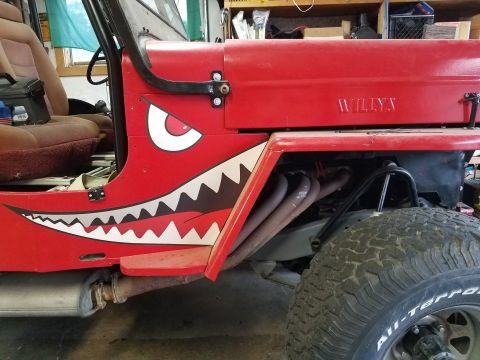 1954 Jeep CJ5 - New Shark Mouth