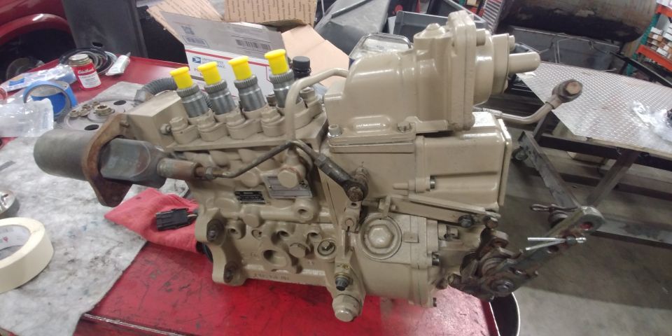 20191202 - Fuel pump is cleaned up, gaskets replaced, flyweights replaced, governor spring kit installed, upgraded fuel delivery valves installed, timing advanced to 18 degrees, and upgraded injectors.