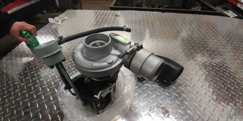 1996 Ford Bronco - 20191202 - Turbo was sandblasted, painted, center cartridge replaced, and new gaskets.
