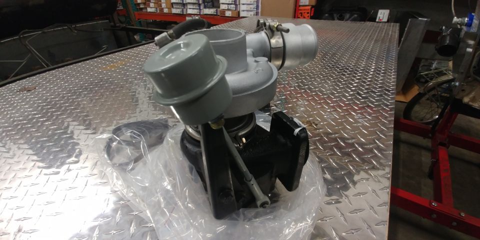 20191202 - Turbo was sandblasted, painted, center cartridge replaced, and new gaskets.