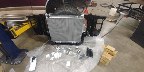 1996 Ford Bronco - 20191226 - Here is a view of the 7.3l F250/F350 core support. The diesel F250 and F350 core supports are the same, and are deeper than the…