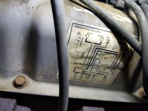 1993 Ford F-250 - Vacuum map on the Left valve cover IF THE IMAGE IS TOO SMALL, click it. [url=https://www.supermotors.net/registry/media/858380] https://www…