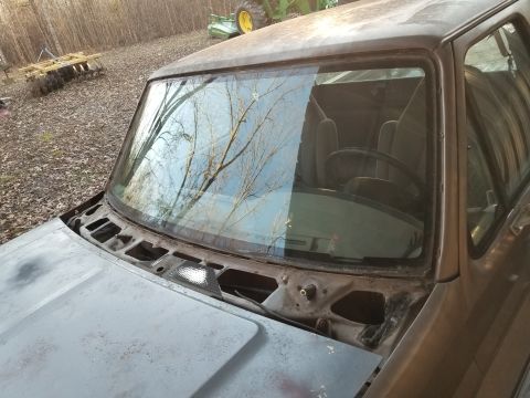 1993 Ford F-250 - I pulled the w/s trim & wiper valance to clean under them, and to paint the valance when I paint the hood (which is also coming off later).…