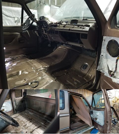 1993 Ford F-250 - The interior wasn't as filthy as many that I've seen, worked on, or owned; but I still like to start fresh. I'm also going to try to find s…